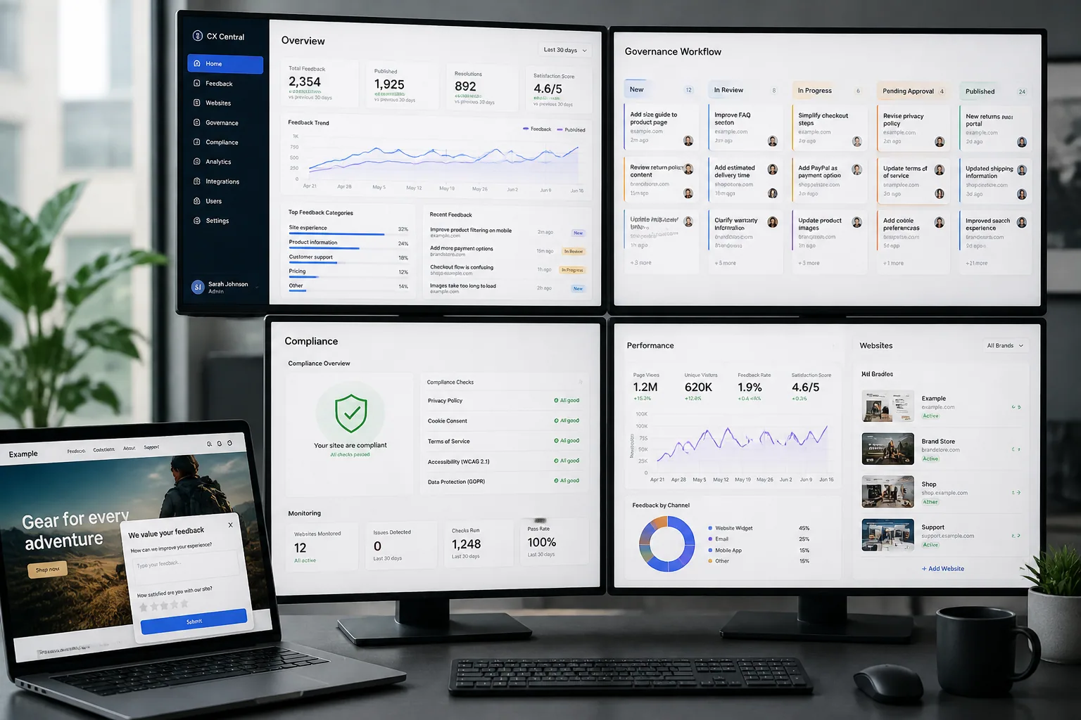 Feedback Widgets for Enterprise-Level Websites: Scaling Quality & Governance Without Mess