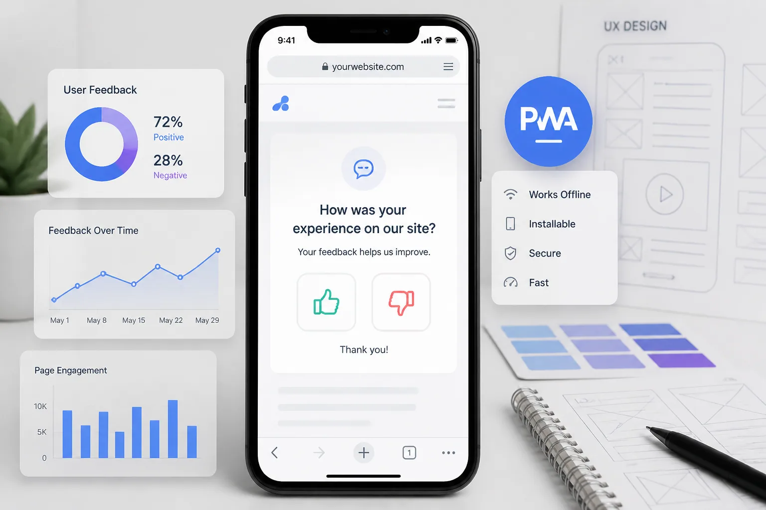 How to Capture Actionable Feedback from Mobile Web & PWAs Without Annoying Users