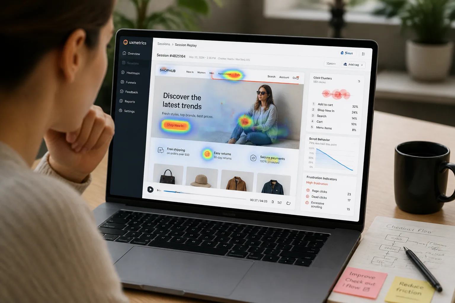 How to Use Behavioral Feedback Signals Without Asking to Reveal Hidden UX Issues