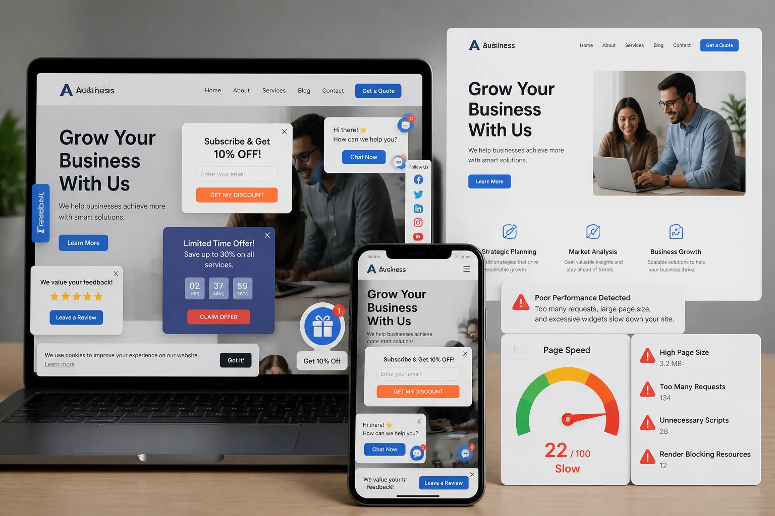 How Widgets & Feedback Tools Might Be Quietly Hurting Your Site — And What to Fix